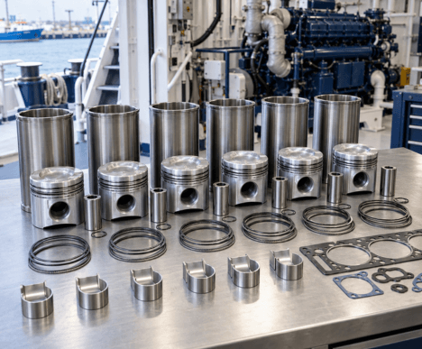 Series 60 Marine Pistons and Liners